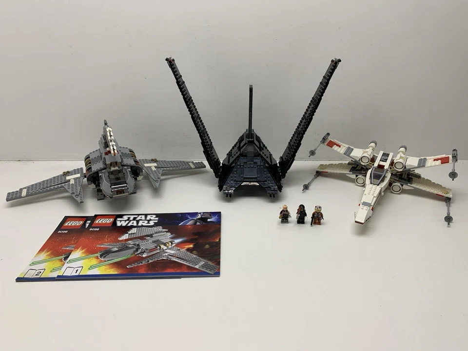 LEGO 75156 Imperial Shuttle 9493 X-Wing 8096 Emperor Palpatine ¡3 juegos de Star Wars! Foto 1 de 4