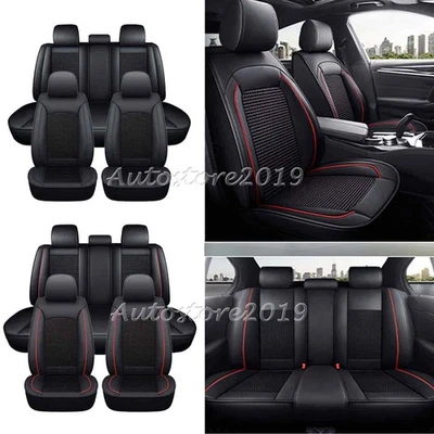 For Mazda CX5 2013-23 Leather Car 5 Seat Cover Front Full Set Cushion Protector - Image 1 of 4