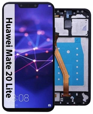 Für Huawei Mate 20 Lite SNE-L21 Display Komplettes Bildschirm LCD +Touch+ Rahmen - Bild 1 von 4