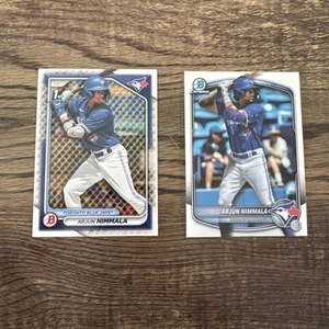 Arjun Nimmala 2024-2025 Bowman Prospects 1st / Chrome Toronto Blue Jays 2-Card - Bild 1 von 5