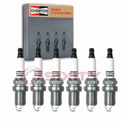 6 шт двойных платиновых свечей зажигания Champion для Mitsubishi Montero rd 1994-2002 годов выпуска - Изображение 1 из 4