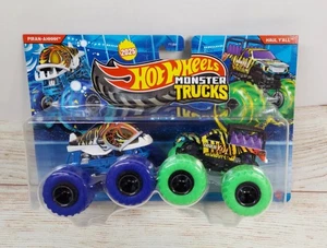 Hot Wheels Monster Trucks PIRAN-AHHH vs HAUL Y'ALL Demolition Doubles Sealed - Picture 1 of 9