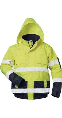 SAFESTYLE Warnschutz-Pilotjacke HASSO Größe XXL fluoreszierend gelb/marine