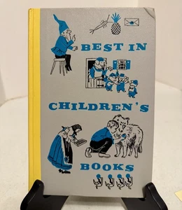 VINTAGE 1958 BEST IN CHILDREN'S BOOKS - "LASSIE COME HOME" & MORE STORIES YELLOW - Imagen 1 de 7