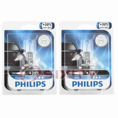 2 bombillas de faros de haz bajo Philips para Dodge Vision 2015-2018 eléctricas cf Foto 1 de 4