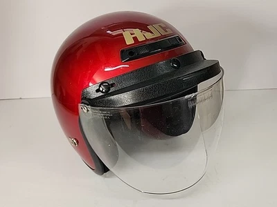 HJC CL-5 Candy Red Motorcycle or Quad  Helmet & Full Visor DOT Approved Size XL - Image 1 of 4