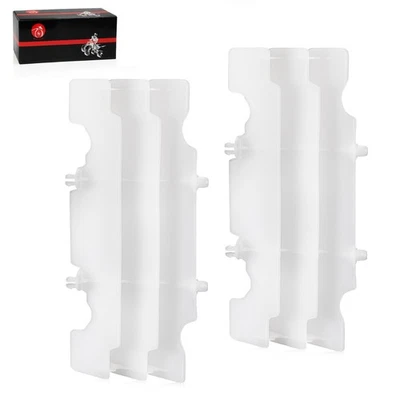 2 Pcs Radiator Louver Guard White For Honda CR125R 1992 1993 1994 1995 1996 1997 - Image 1 of 4