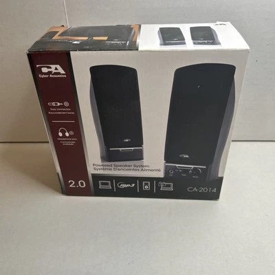 CA-2014 Computer Speakers, Full Stereo Sound, Convenient Controls, Easy Setup - Image 1 of 4