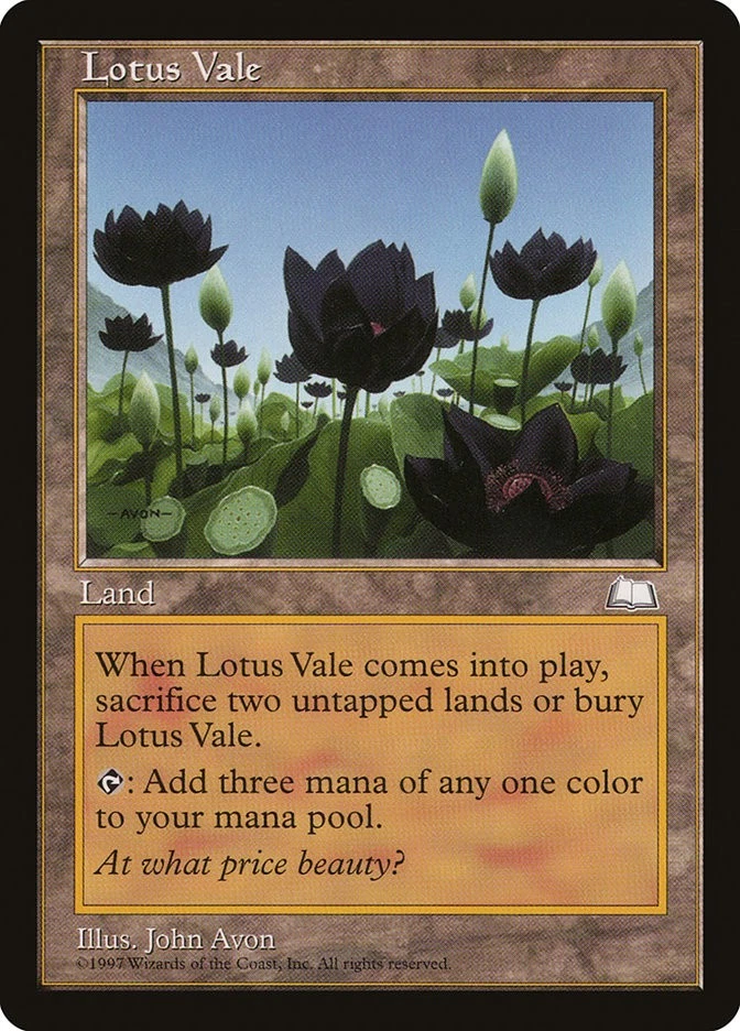 MTG Lotus Vale  - Weatherlight #165 - Image 1 of 1