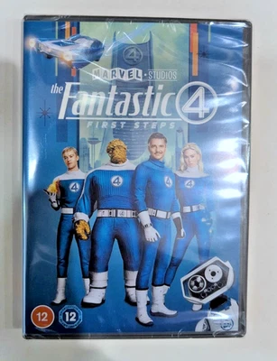 FANTASTIC 4 FIRST STEPS    MARVEL STUDIOS        BRAND NEW SEALED GENUINE UK DVD - Image 1 of 2