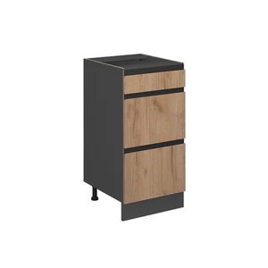 Küchenunterschrank Vicco R-Line 40 cm J-Shape, Schubladen, ohne Arbeitsplatte - Bild 1 von 18