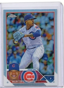 Marcus Stroman 2023 Topps Chrome Refractor Chicago Cubs - Bild 1 von 2