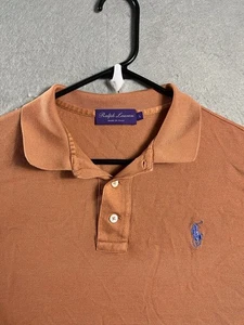 Ralph Lauren Purple Label 100% Cotton Polo Shirt Italy Size L Made in Italy - Picture 1 of 13