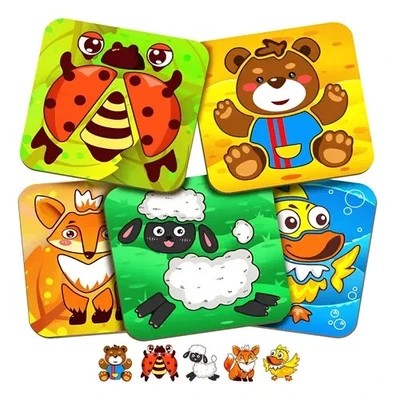 5 Rompecabezas De Fieltro Multicolor Skolesk Para - Image 1 of 2