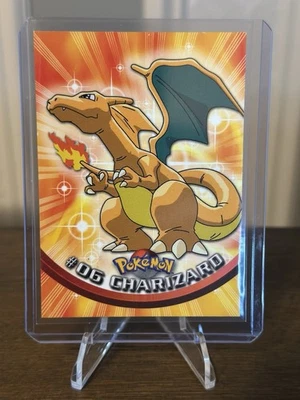 1999 Topps Pokemon TV CHARIZARD #6 Blue Logo - Non Holo - Image 1 of 4