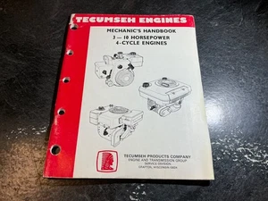 1993 Tecumseh Mechanic's Handbook Manual for 3 to 10 Horsepower 4 Cycle Engines - Picture 1 of 10