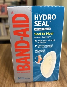 Band-Aid Bende Adesive Hydro Seal per Blister - Confezione Gel Impermeabile 6 Pezzi - Foto 1 di 5
