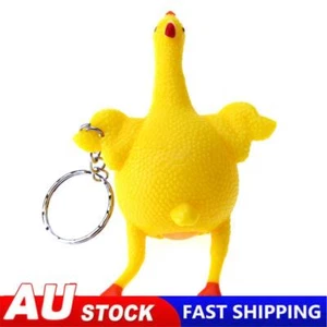 20XTricky Funny Gadgets Toys Squeeze Chicken Egg Laying Hens Stress Relief - Picture 1 of 6