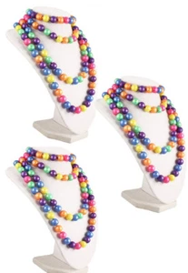 Paquete de 3 bolsas de fiesta Rainbow Pop 400+ cuentas 12 mm joyería retro años 50 - Hey Viv - Imagen 1 de 5