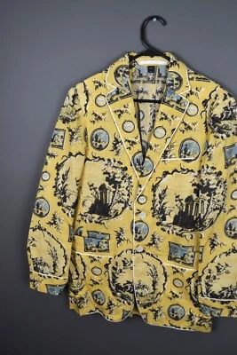 Burberry Archive блейзер обои желтый осень 2016 взлетно-посадочная полоса 44 евро 34 США XS - S - Изображение 1 из 4