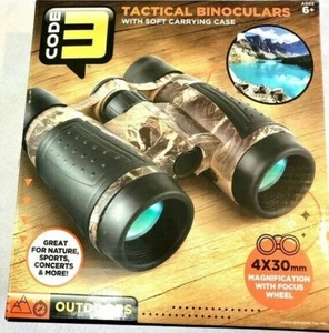Code 3 Tactical Binoculars with Soft Carrying Case - Picture 1 of 1