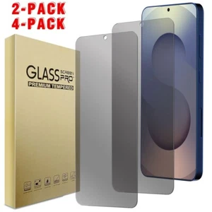2/4pcs For Samsung S25/S25 Ultra/25 Plus Privacy Tempered Glass Screen Protector - Picture 1 of 25