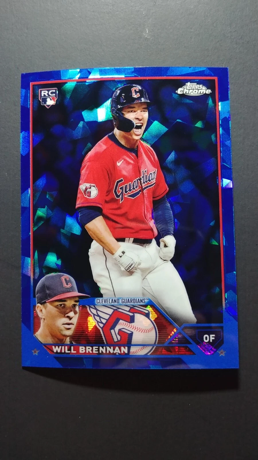 2023 Topps Chrome Sapphire Edition WILL BRENNAN RC Rookie Card #453 Guardians