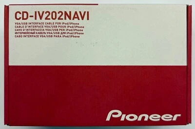 Cable de interfaz Pioneer VGA/USB para iPod/iPhone (CD-IV202NAVI) Foto 1 de 4