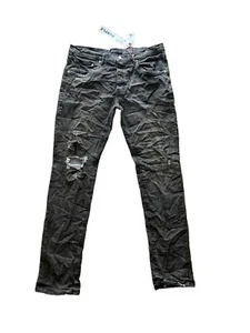 Purple Brand Jeans Mens Slim Fit Low Rise P001 $265 Gray Size 38/32 - Picture 1 of 5