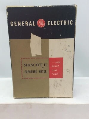 GE Mascot Electric 2 Exposure Meter In Box With Neck Strip - Image 1 of 4