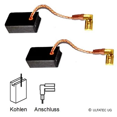 ULFATEC Spazzole di carbone per DeWalt DWE 4205, DWE 4206, DWE 4207, N421362 6,5x12x16mm (2147)