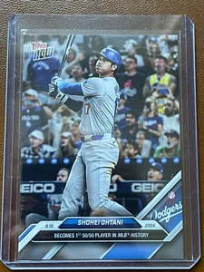Shohei Ohtani Los Angeles Dodgers Topps Now 2024 #722 "1st 50/50 Player" - Bild 1 von 2