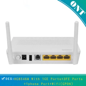 Huawei GPON Wireless ONU HG8546M With 1GE Ports+3FE Ports+1phone Port+Wifi - Afbeelding 1 van 5