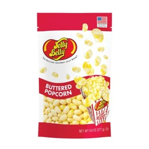 Jelly Belly Buttered Popcorn Jelly Beans 9.8 oz Pouch Bag - Picture 1 of 6