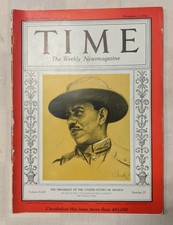 December 3 1934 Time Magazine President US Mexico Cover