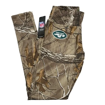 Mujer S Majestic NFL New York Jets Realtree Camuflaje Calzas Ajustadas Foto 1 de 4