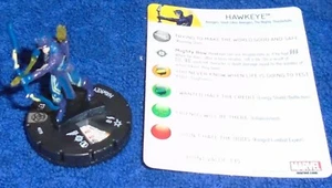 HERO CLIX - FEAR YOURSELF - HAWKEYE - SELTENE FIGUR MIT KARTE  - Bild 1 von 1