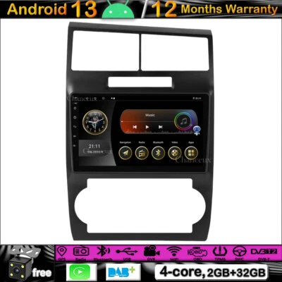 9"Android 13 Autoradio Carplay DAB GPS SATNavi BT For Dodge Charger Magnum 05-07 - Bild 1 von 4