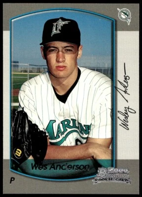 Wes Anderson 2000 Bowman #294 Florida Marlins Baseball - Image 1 of 2
