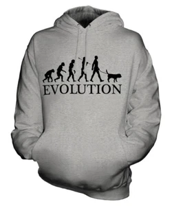 BEAGLE EVOLUTION OF MAN UNISEX HOODIE MENS WOMENS LADIES DOG LOVER ENGLISH GIFT - Picture 1 of 16