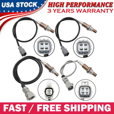 Sensor de oxígeno arriba+abajo 4 piezas para Toyota Highlander 3,3 L V6 2004 2005 2006 2007 Foto 1 de 4