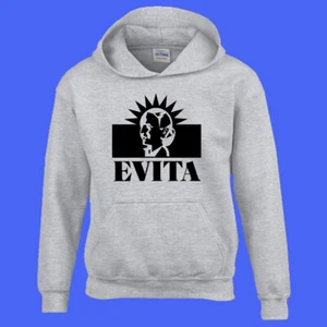 EVITA Broadway Musical Logo Herren grau Hoodie Sweatshirt Größe S-3XL - Bild 1 von 1