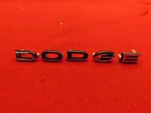 NOS 81 82 Mopar Dodge Letter Set Emblem Script Badge D O D G E - Picture 1 of 5