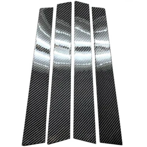 Gloss Real Carbon Fiber Windows Pillar Panel Cover Fits 21-24 IS300 IS350 IS500 - Foto 1 di 4