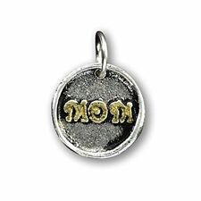 Wax Insignia - Seal Charm - Silver Plated - Mom
