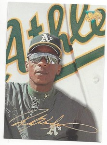 RICKEY HENDERSON 1993 Leaf Studio #84 NM-MT Oakland Athletics