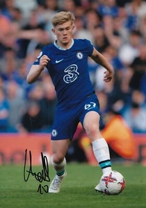 Calcio - Lewis Hall - Fotografia A4 firmata a mano - Chelsea - Certificato di autenticità - Foto 1 di 1