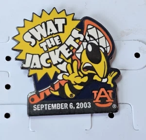 Auburn Tigers Game Day Pin 9-6-03 Swat the (Ga Tech) Jackets - Picture 1 of 2