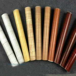 Self Adhesive Wood Grain Wallpaper Vinyl Sticker Film Sticky Back Decor 45CMX10M - Picture 1 of 12