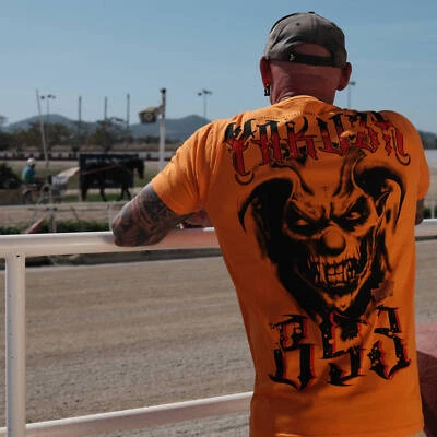 Neues Yakuza Herren Throne T-Shirt - Orange Popsicle - Gr. XL - Bild 1 von 4